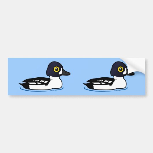 Der Goldeneye Birdorable Karrens Autoaufkleber (Vorne)