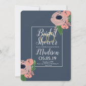 Der goldfarbene Rosengarten-goldene Ring Einladung (Vorderseite)