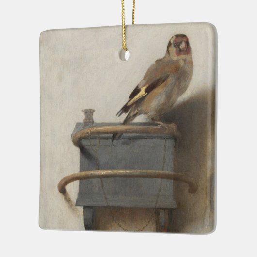 Der Goldfinch Keramikornament (Links)