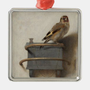 Der Goldfinch Ornament Aus Metall