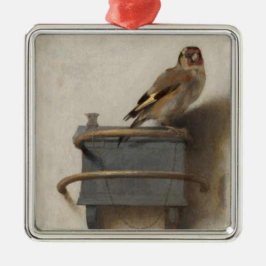Der Goldfinch Ornament Aus Metall (Vorne)