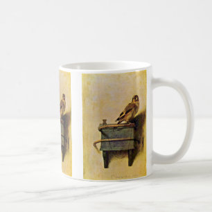 Der Goldfinch., Puttertje durch Carel Fabritius Kaffeetasse
