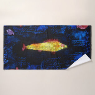 Der Goldfish, Paul Klee Badehandtuch