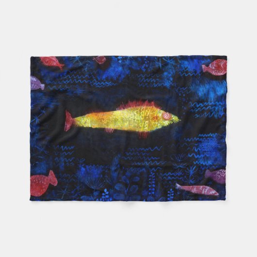 Der Goldfish, Paul Klee Fleecedecke (Vorderseite (Horizontal))