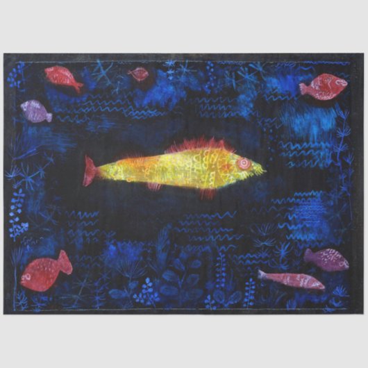 Der Goldfish, Paul Klee Seidenpapier (Vorderseite)