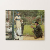 Der Goldfish-Verkäufer | George Dunlop Leslie Puzzle (Horizontal)