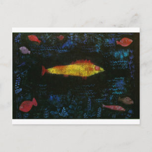 Der Goldfish von Paul Klee Postkarte
