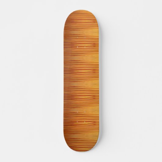 Der goldgelbe Sandstrand abstrakte Kunst Skateboard (Vorne)