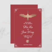 Der Goldkran Einladung (Vorne/Hinten)