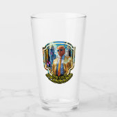 Der Goldstandard - Präsident Trump 2024 Glas (Vorderseite)