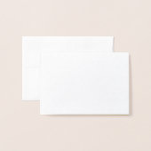 Der Goldstar von David Blank Personalisiert Luxury Folienkarte (Vorderseite mit Umschlag)