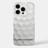 Der Golf Ball verringert den Personalisierten Text Case-Mate iPhone Hülle (Rückseite)