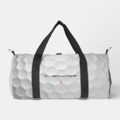 Der Golf Ball verringert den Personalisierten Text Duffle Bag (Vorderseite)