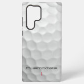 Der Golf Ball verringert den Personalisierten Text Samsung Galaxy Hülle (Rückseite)