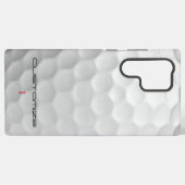 Der Golf Ball verringert den Personalisierten Text Samsung Galaxy Hülle (Rückseite (Horizontal))