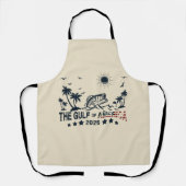 Der Golf von Amerika fischt die patriotische ameri Schürze (Vorderseite)