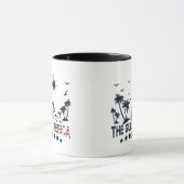 Der Golf von Amerika fischt patriotische amerikani Tasse (Zentrum)