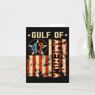 Der Golf von Amerika Flagge der USA - Trump Karte