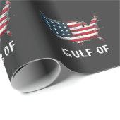 Der Golf von Amerika Funny Trump East Cost Mexiko Geschenkpapier (Rolleneckpunkt)