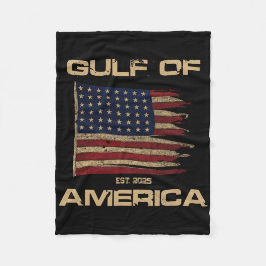 Der Golf von Amerika hat seit 2025 unter der Flagg Fleecedecke (Vorderseite)