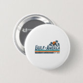 Der Golf von Amerika im Retro-Golf von Amerika sei Button (Vorne & Hinten)