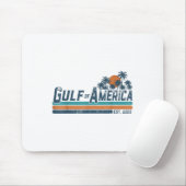 Der Golf von Amerika im Retro-Golf von Amerika sei Mousepad (Mit Mouse)