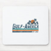Der Golf von Amerika im Retro-Golf von Amerika sei Mousepad (Vorne)