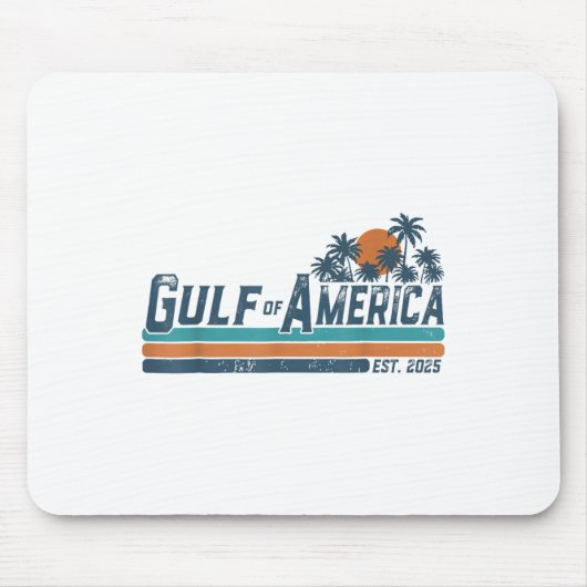 Der Golf von Amerika im Retro-Golf von Amerika sei Mousepad (Vorne)