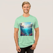 Der Golf von Amerika in der Nachrichtengeschichte Tri-Blend Shirt (Vorderseite voll)