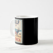 Der Golf von Amerika östlich. 2025 Uncle Sam Patri Kaffeetasse (Vorderseite Links)