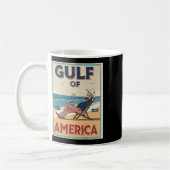Der Golf von Amerika östlich. 2025 Uncle Sam Patri Kaffeetasse (Links)