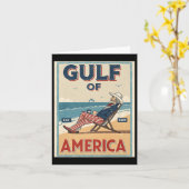Der Golf von Amerika östlich. 2025 Uncle Sam Patri Karte (Gelbe Blume)