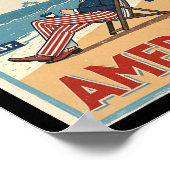 Der Golf von Amerika östlich. 2025 Uncle Sam Patri Poster (Ecke)