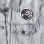 Der Golf von Amerika Patriotic Button (Beispiel)