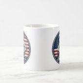 Der Golf von Amerika Patriotic Kaffeetasse (Mittel)