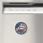 Der Golf von Amerika Patriotic Magnet (In Situ (Geschirrspüler))