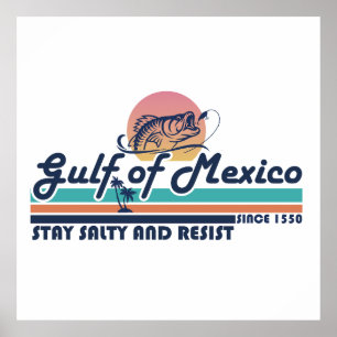 Der Golf von Mexiko bleibe salzig und widersetzt s Poster