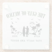 Der Golf von Mexiko bleibe salzig und widersteht Glasuntersetzer (Rückseite)