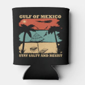 Der Golf von Mexiko bleibe salzigen Widerstand Dosenkühler (Rückseite)