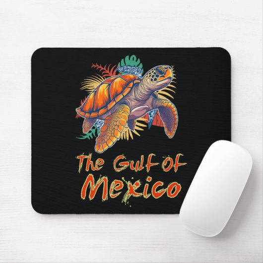 Der Golf von Mexiko Edm Music Rave Tanz Sea Turtle Mousepad (Mit Mouse)