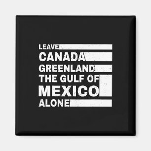 Der Golf von Retro Amerika Verließ Kanada den Golf Magnet