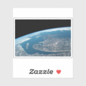 Der Golf von St. Lawrence und Kanada. Aufkleber (Blatt)