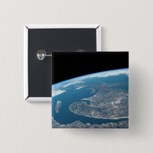 Der Golf von St. Lawrence und Kanada. Button (Vorne & Hinten)