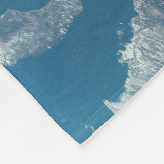 Der Golf von St. Lawrence und Kanada. Fleecedecke (Ecke)