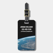 Der Golf von St. Lawrence und Kanada. Gepäckanhänger (Vorderseite vertikal)