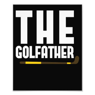 Der Golfather Lustiges Golf Liebhaber Vater Gesche Fotodruck