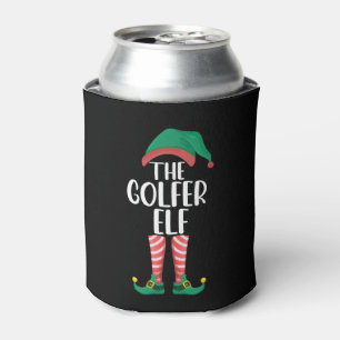 Der Golfer-Elf-Golf-Familien-Passende Weihnachten Dosenkühler