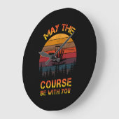 Der Golfplatz von Disc kann bei Ihnen sein Große Wanduhr (Winkel)