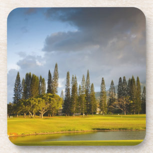 Der Golfplatz von Makai in Princeville Getränkeuntersetzer