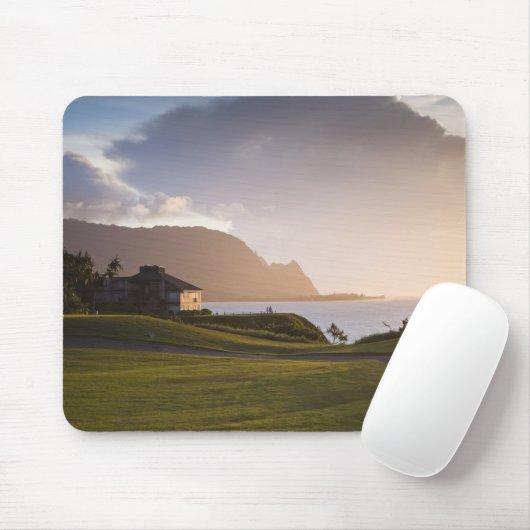 Der Golfplatz von Makai in Princeville Mousepad (Mit Mouse)